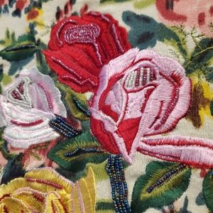 Charlotte Button Up Embroidered Sweater